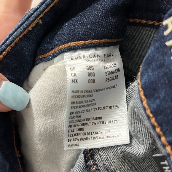 American Eagle jeans size 000 - Picture 4 of 4